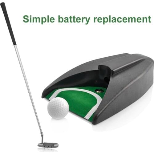 Golf Ball Return Exerciser Automatic Golf Ball Training Return Machine Golf Ball Kick Back Return Putting Cup Training Aids