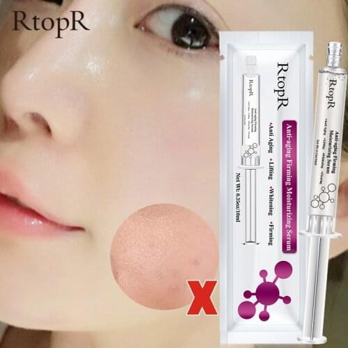 RtopR Hyaluronic Acid Anti-aging Firming Face Moisturizing Serum Effective repair Facial skin Rejuvenation Skin Care Cream 10ml