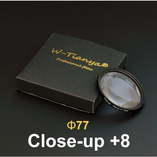 W-YIANYA 77mm Close up Macro +8 Close-Up Closeup Lens Filter for 77 mm Digital Camera Lenses