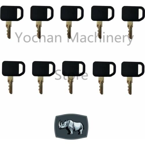 10 PCS Ignition Key AM131841-A For Bobcat JD Mower John Deere Gator X749 345 355D 425 F735 GT225