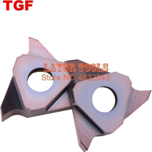 10pcs TGF32R 060/075/080/100/120/150/160/180/200 carbide turning insert ,Cutting inserts,for Grooving Holder CGBR & SGBR