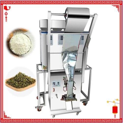 110V 220V Automatic Weighing Particle Powder Packing Machine For Tea Medlar Hardware Mixing Packaging Machine