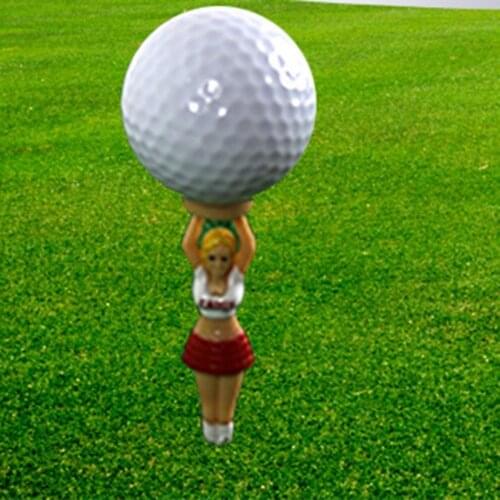 5Pcs Mini Golf Tees Beauty Bikini Shape Golf Ball Tees Plastic Standing Holder Golf Practice Tools Outdoor Golf Sport Accessory