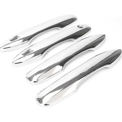 Car Door Handle Cover Molding Trim Decoration For Toyota Camry 2018 Chrome ABS Plastic Auto Spare Part Accessories