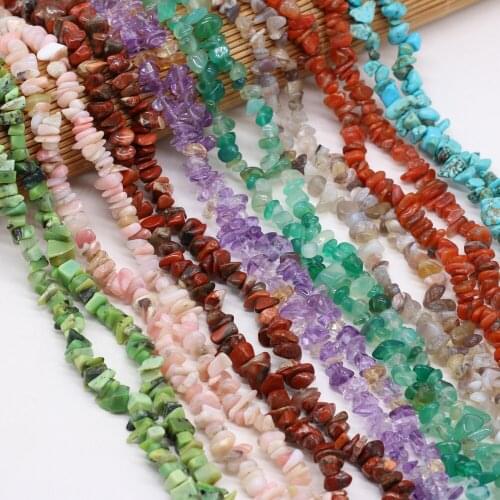Beads Rainbow Stone Topaz Morganite Australian Jade Gravel Beaded for Jewelry Making DIY Necklace Bracelet Accessories 5-8mm