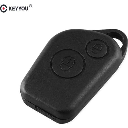 KEYYOU For Citroen Picasso Saxo Berlino Xsara No Blade 2 Buttons Car Remote Key Shell Case Fob Cover Replacement