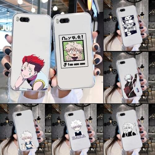 Hunter X Hunter Killua Anime Hisoka Phone Case Transparent For Xiaomi Mi Max Note 3 A2 A3 8 9 9T 10 Lite Pro Ultra transparent