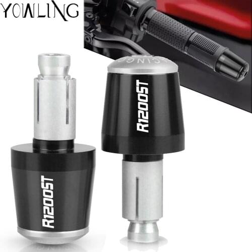 FOR BMW R1200ST R 1200 ST 2005 2006 2007 2008 2009 Motorcycle Handle Bar End Handlebar Grips Cap Anti Vibration Silder Plug