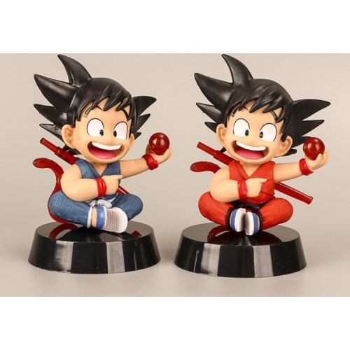 10CM Anime Dragon Ball Figures Son Goku Action Figure Figura PVC Model Collection Ornaments Kawaii Cartoon Kids Toy Gift
