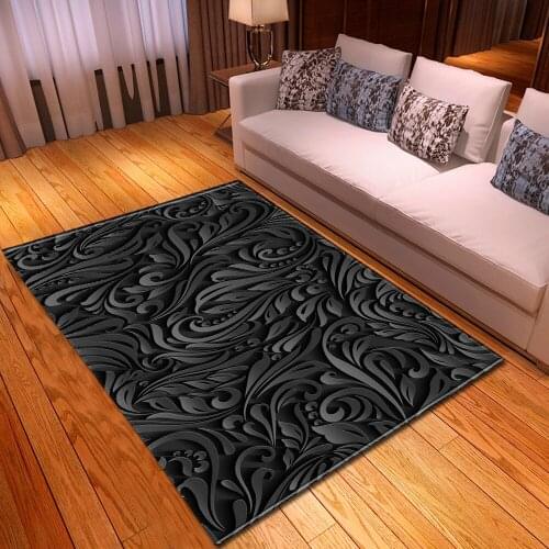 Nordic Style Flannel Carpets For Living Room Bedroom Decorate Carpet Kids Room Play Area Printed Gift Floor 3D Christmas Mat Rug