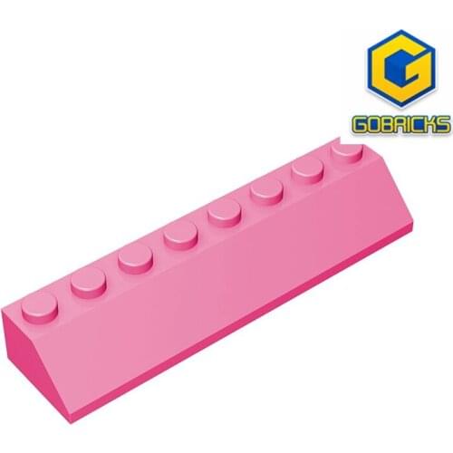 [Gobricks] GDS-736 Building block(No.4445)ROOF TILE 2X8/45 - 2x8 45 Slope roof tiles