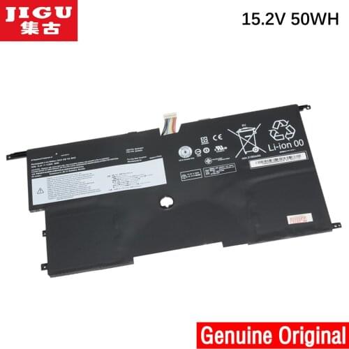 JIGU 15.2V 50WH ORIGNAL Laptop Battery 00HW002 00HW003 45N1070 45N1071 SB10F46440 FOR LENOVO For ThinkPad X1 Carbon (3444)
