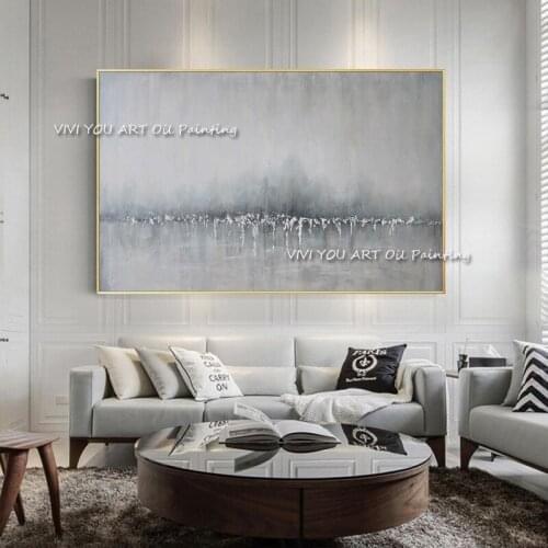 The Hot Sales Handmade Colorful Oil Paintings Decorative Modern Large Gray Graph On Canvas Wall Art Pictures For Home Decoration