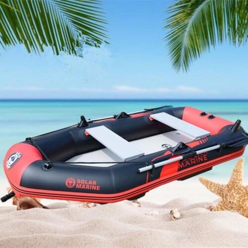 Three Person 230 CM PVC Inflatable Kayak Thickened Dinghy Fishing Boat for adult and kids Tear-resistant Canoe With Accessory