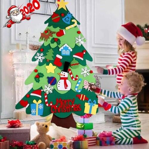 Christmas DIY Tree Set With Ornaments For Kids Xmas Gifts Door Wall Hanging or Christmas Door Wall Hanging Decoration kerst