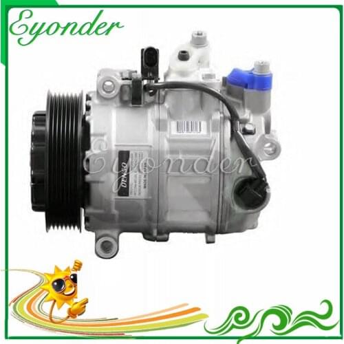 A/C AC Air Conditioning Compressor Cooling Pump PV7 for Audi Q7 Coupe 7L5820803 7L5820803A 95512601110 94812601100 94812601101