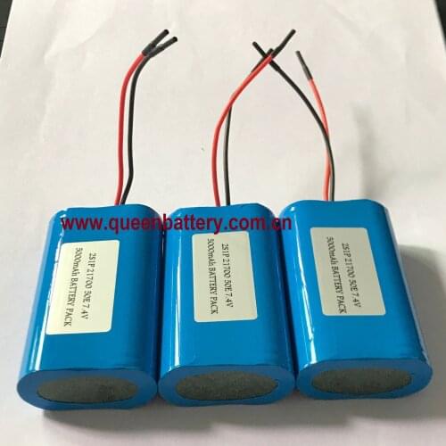 Illumination lamps lighting LED 7.4v 7.2v 8.4v 21700 2s1p 5000mah 5AH 50E M50T INR21700-50E INR21700M50T battery pack