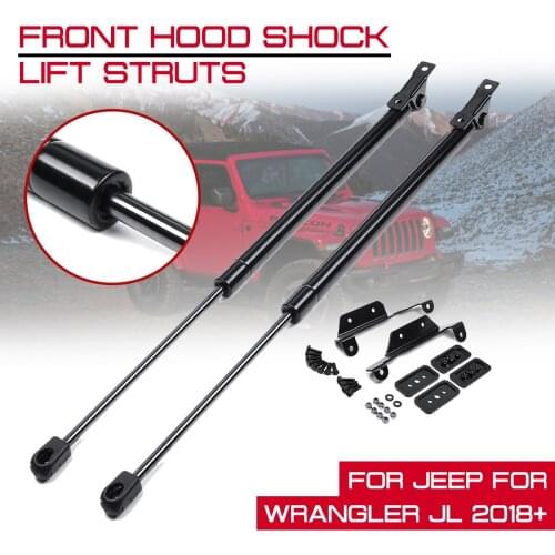 Car Front Engine Cover Bonnet Hood Shock Lift For Jeep Wrangler JL 2018 2019 Strut Struts Bar Support Rod Arm Gas Spring Bracket
