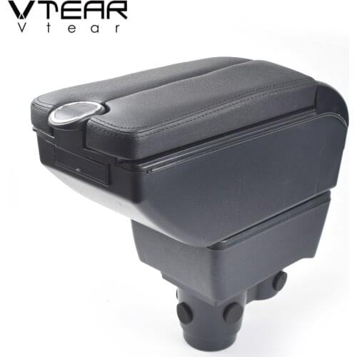 Vtear For Renault Duster Armrest Interior Center Console Storage Box Arm Rest Car-styling Decoration Accessories Parts Organizer