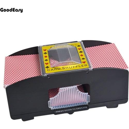 Professional Advanced Casino 2 Deck Plastic Shuffler Playing Card Shuffler Poker Card Shuffler Automatic Machine