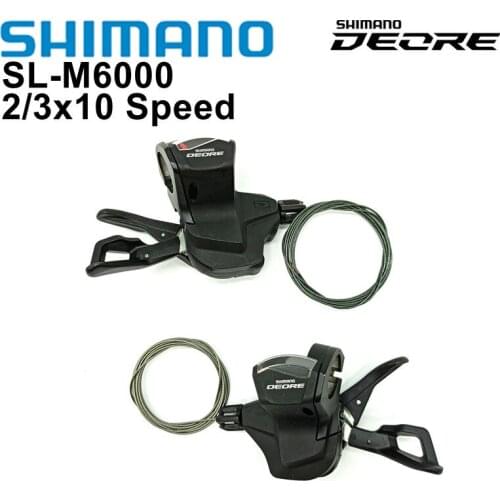 Shimano Deore M6000 Bike Derailleurs 20/30 Speed SL-M6000 Shifter Lever MTB SL M6000 Bicycle Switch 10v