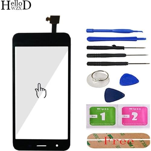 Mobile Touch Screen For Micromax Q465 Canvas Juice 4 Touch Glass Sensor Panel Digitizer Lens Tools 3M Glue