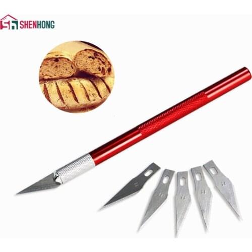 SHENHONG Specialty European Bread Arc Curved Bread Knife Western-style Baguette Cutting French Toas Cutter Prestrel Bagel