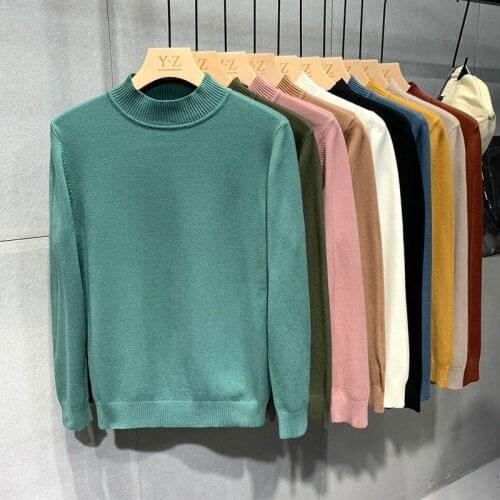 2021 New Fashion Brand Sweater for Mens Pullover O-Neck Slim Fit Jumpers Knitred Woolen Winter Korean Style Casual Mens Clothes