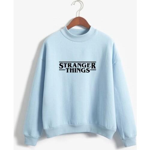 Stranger Things Hoodie Woman Hooded Kpop Sweatshirts Kawaii Oversized Harajuku Hip Hop Hoodies female funny Sweatshirts