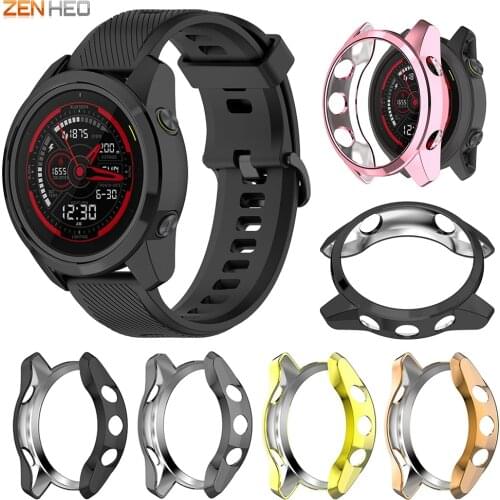 Plating TPU Protective Case For Garmin Forerunner 745 Watch Cover Protector Shell
