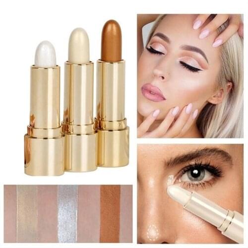 1pcs Wholesale 3D Highlight Embellish Contour Highlighter Pencil Brighten Skin Face Makeup Bronzers Cosmetic