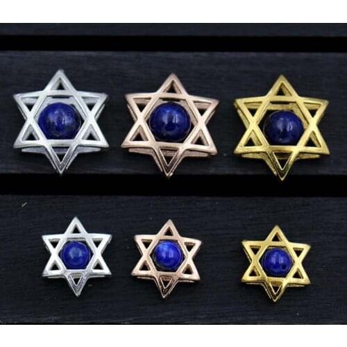 100% 925 Sterling Silver Hollow Star SeparationBeads 9.5mm 12.5mm Fancy Metal Spacer Silver Beads DIY Jewelry Making Finding