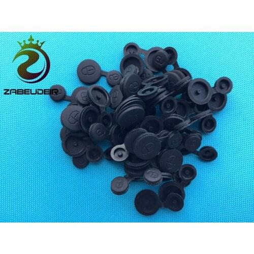 100Pcs/Lot Of New Replacement Rubber Pad 2 Buttons For Citroen Key Remote Shell Case Blank Cover Car Accessories Auto Parts Sell