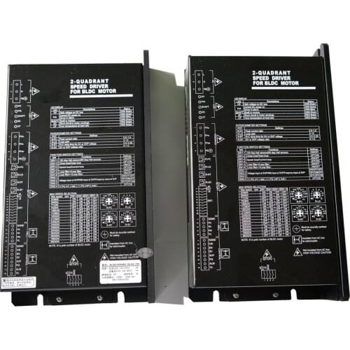 220VAC or 60-385VDC 12A MAX3.7KW 2-Quadrant Brushless DC motor driver with speed closed-loop or current closed-loop