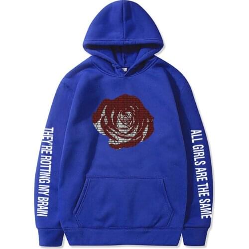 Black White Red Juice wrld Hoodies Sweatshirt Trap Rap Rainbow Glitch World Printe Pullover Men Women Hip Hop Streetwear Hoody