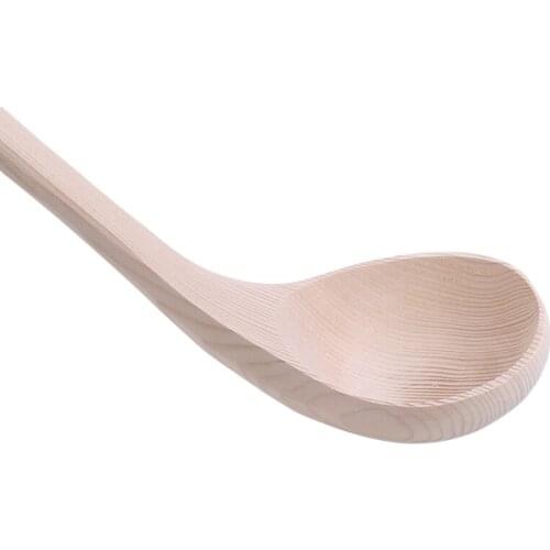 Kitchen Wooden Spoon Large Soup Spoon Ladle Long Handle Kitchen Cooking Spoon Dinnerware Wooden Cooking Utensils