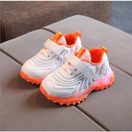 Kids Shoes Luminous Autumn Toddler Boys Glowing Sneakers Child Sports Shoes For Baby Girls Led Sneaker With Light Running Shoes