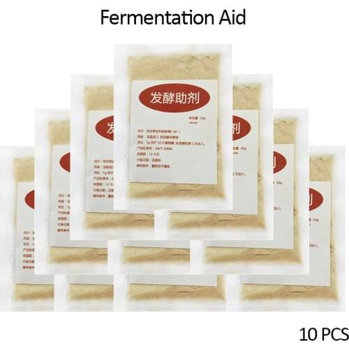 10g/10pcs Fermentation aid Yeast 10g For 50KG grape alcohol brewing household wine accessories wine yeast ferment brandy beer