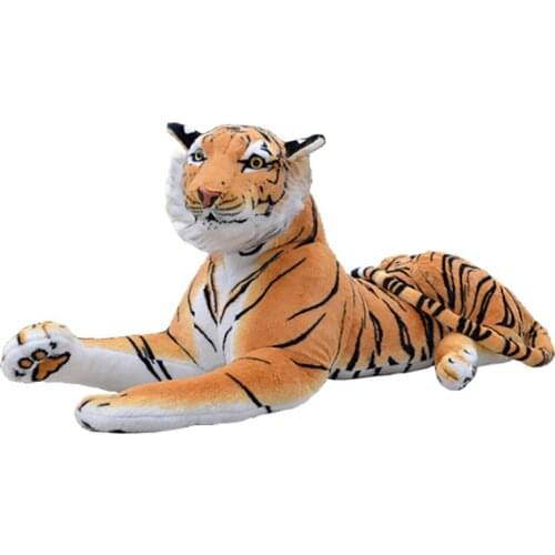 Simulation Tiger Animal Plush Toy 25CM Soft Plush Animals Bags Children Soft PP Cotton Kids As Birthday Christmas Gift