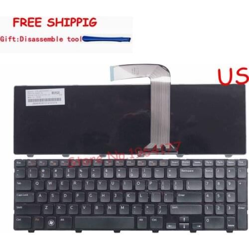 New laptop Keyboard for Dell for Inspiron 15R N5110 M5110 N 5110 US Black English laptop keyboard replace Hot selling