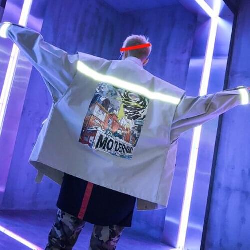 The New Tooling jacket male spring ins tide brand jacket port wind youth print loose covernat baseball uniform