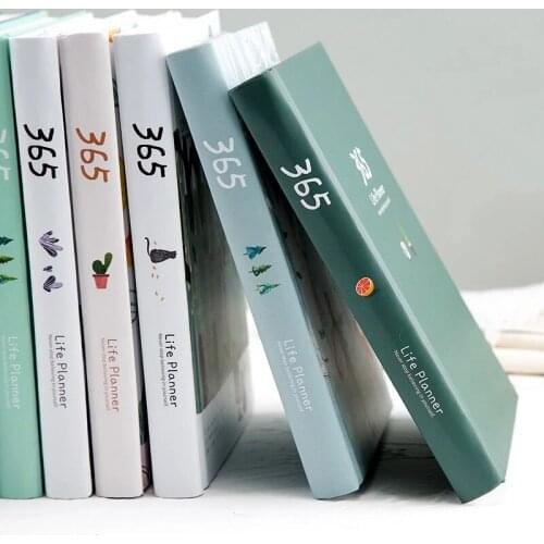 365 Days Cute List Diary NoteBook Planner Notebook Journal Agenda Lined Colorful Inner Page Notepad School Office Stationry Gift