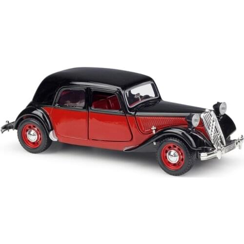 1:24 1938 Citroen 15 CV TA Metal Luxury Vehicle Diecast Pull Back Cars Model Toy Collection Xmas Gift