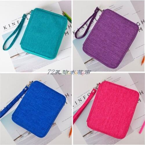 Multi-functional 72 Slots Pencil Case,Waterproof Travel Pouch Zippered Case for Prismacolor Premier Colored Pencils,Skectch