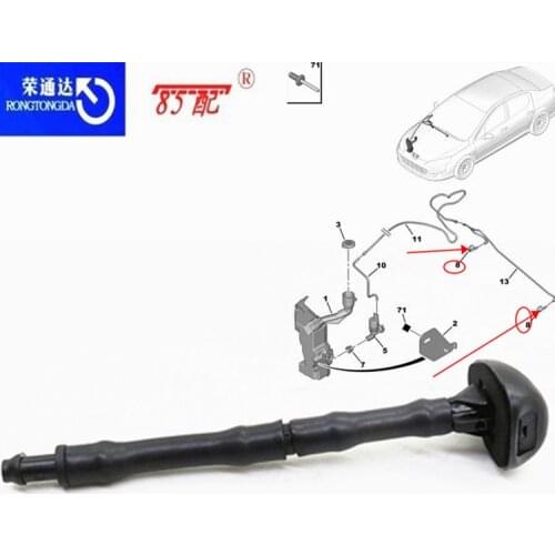 Windshield washer wiper nozzle 6438Z1 For Citroen C5 For Peugeot 307 308 407 408 front windshield washer wiper nozzle