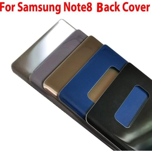 Original For Samsung Galaxy note 8 case Glass Battery Back Cover Case For Samsung note8 Housing shell Replacement