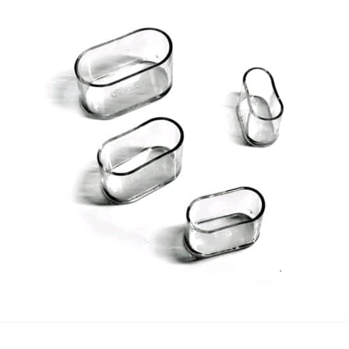4PCs/set Oval Chair Leg Pads Furniture Table Covers Caps Feet Protector Socks Dust Cover Non-Slip Furniture Leveling Feet