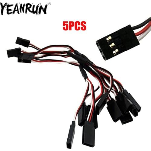 1/5PCS 150mm Servo Extension Cord Wire Cable RC Car Helicopter Servo Receiver Y Extension Cord Wire Lead