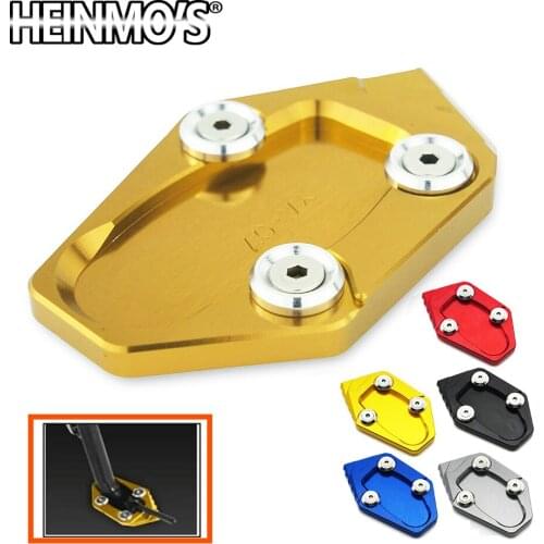 Foot Side Stand Extension Pad for Yamaha YZF R25 R3 Motorcycle Accessories Enlarger Plate Kickstand for Yamaha MT25 MT03 2015