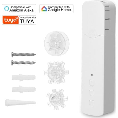 Tuya ZigBee Smart Motorized Chain Roller Blinds Pull Bead Curtain Motor Work With Alexa Google Home Electric Curtain Motor